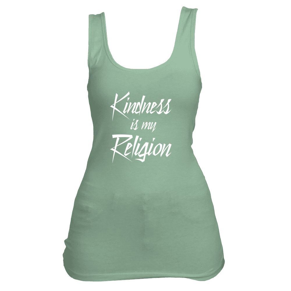 KINDNESS IS MY RELIGION (Fitted Tank)