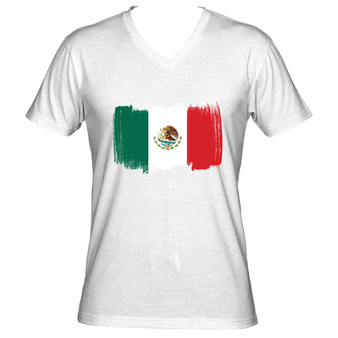MEXICAN PAINTED FLAG (V-Neck)