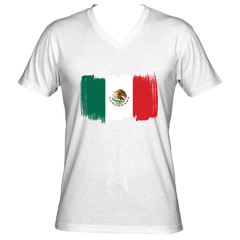 MEXICAN PAINTED FLAG (V-Neck)